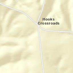 Hooks Crossroads Alabama Street Map