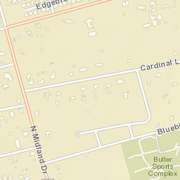 3555-3681 Mockingbird Lane, Midland, TX Street Map