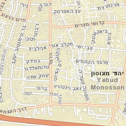 Yehud Street Map