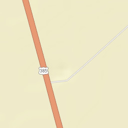 U.S. 385, TX, USA Street Map