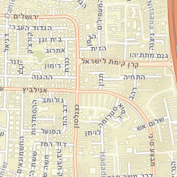 Bat Yam Street Map