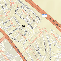 Azor Street Map