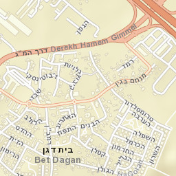 Bet Dagan Street Map