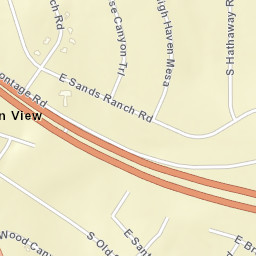 Mountain View Arizona Street Map