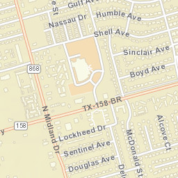 1505-1507 Mcdonald Street, Midland, TX Street Map