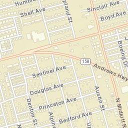 3413-3415 Princeton Avenue, Midland, TX Street Map