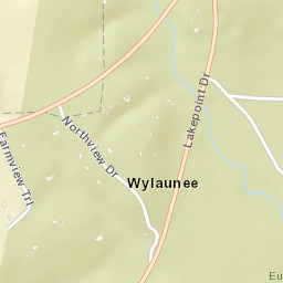 Wylaunee Alabama Street Map
