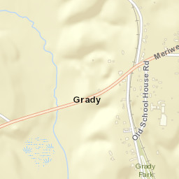 Grady Alabama Street Map