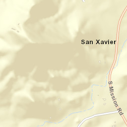 San Xavier Arizona Street Map