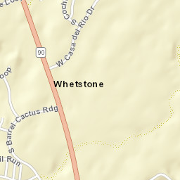 Whetstone Arizona Street Map