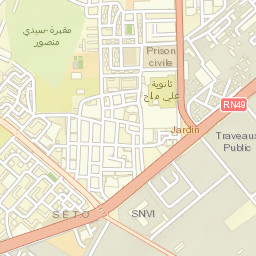 Ouargla Street Map