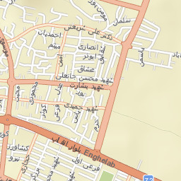 Dehaqan Street Map