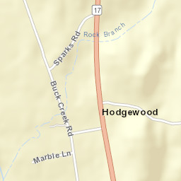 Hodgewood Alabama Street Map