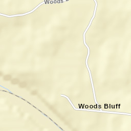 Woods Bluff Alabama Street Map