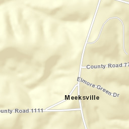 Meeksville Alabama Street Map