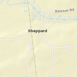 Sheppard Alabama Street Map