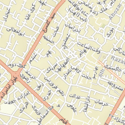 Yazd Street Map