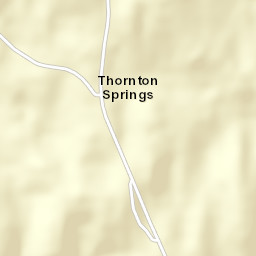 Thornton Springs Alabama Street Map