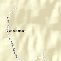 Cunningham Alabama Street Map