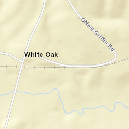White Oak Alabama Street Map
