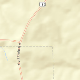 Fort Dale Alabama Street Map