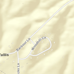 Tullis Alabama Street Map