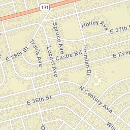 3212 Maple Avenue, Odessa, TX 79762, USA Street Map