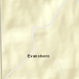 Evansboro Alabama Street Map
