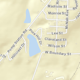 115-125 Pine Hill Drive, Eufaula, AL 36027 Street Map