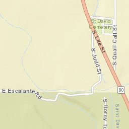 Escalante Crossing Arizona Street Map