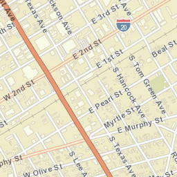 200 North Grant Avenue, Odessa, TX Street Map