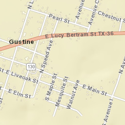 101-103 Cottonbelt Avenue, Gustine, TX Street Map