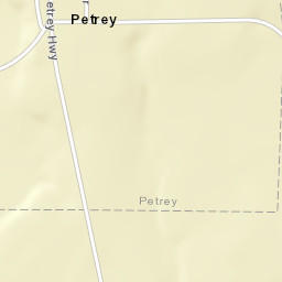 Petrey Alabama Street Map