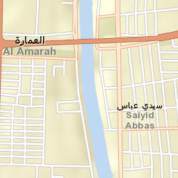 Al ‘Amārah Street Map