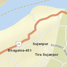 Tira Sujanpur Street Map