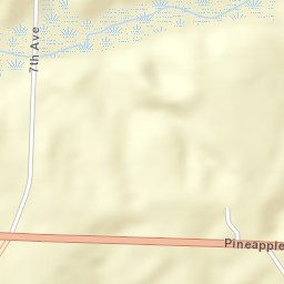 Saucer Alabama Street Map