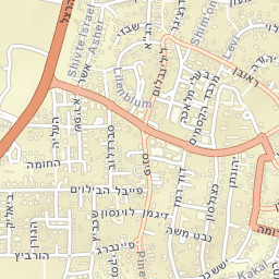 Gedera Street Map