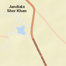 Jandiala Sher Khan Street Map