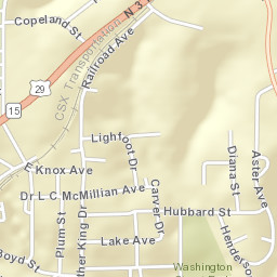 Green Oaks Alabama Street Map