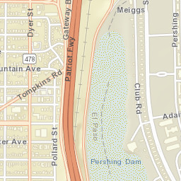 3402-3440 Dyer St, El Paso, TX 79930, Street Map