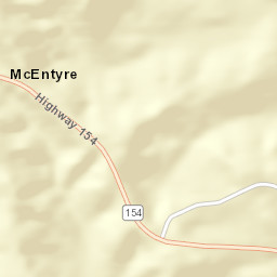 McEntyre Alabama Street Map