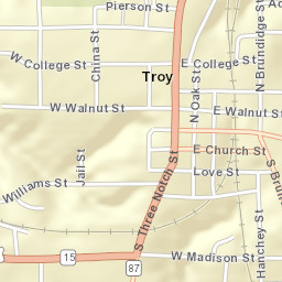 334-340 East Academy Street, Troy, AL Street Map