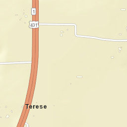 Terese Alabama Street Map