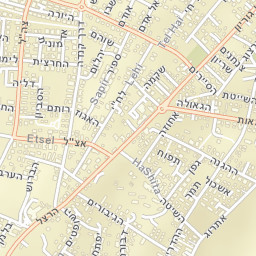 Gan Yavne Street Map