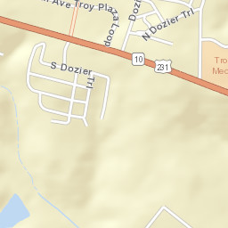 Dozier Trailer Park Alabama Street Map