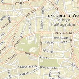 Jerusalem Street Map