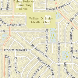 Michael Smith Dr, El Paso, Texas Street Map