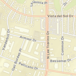 Dale Douglas Dr, El Paso, Texas Street Map