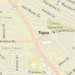 Franklin Dr, El Paso, Texas Street Map