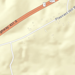 Pleasant Hill Alabama Street Map